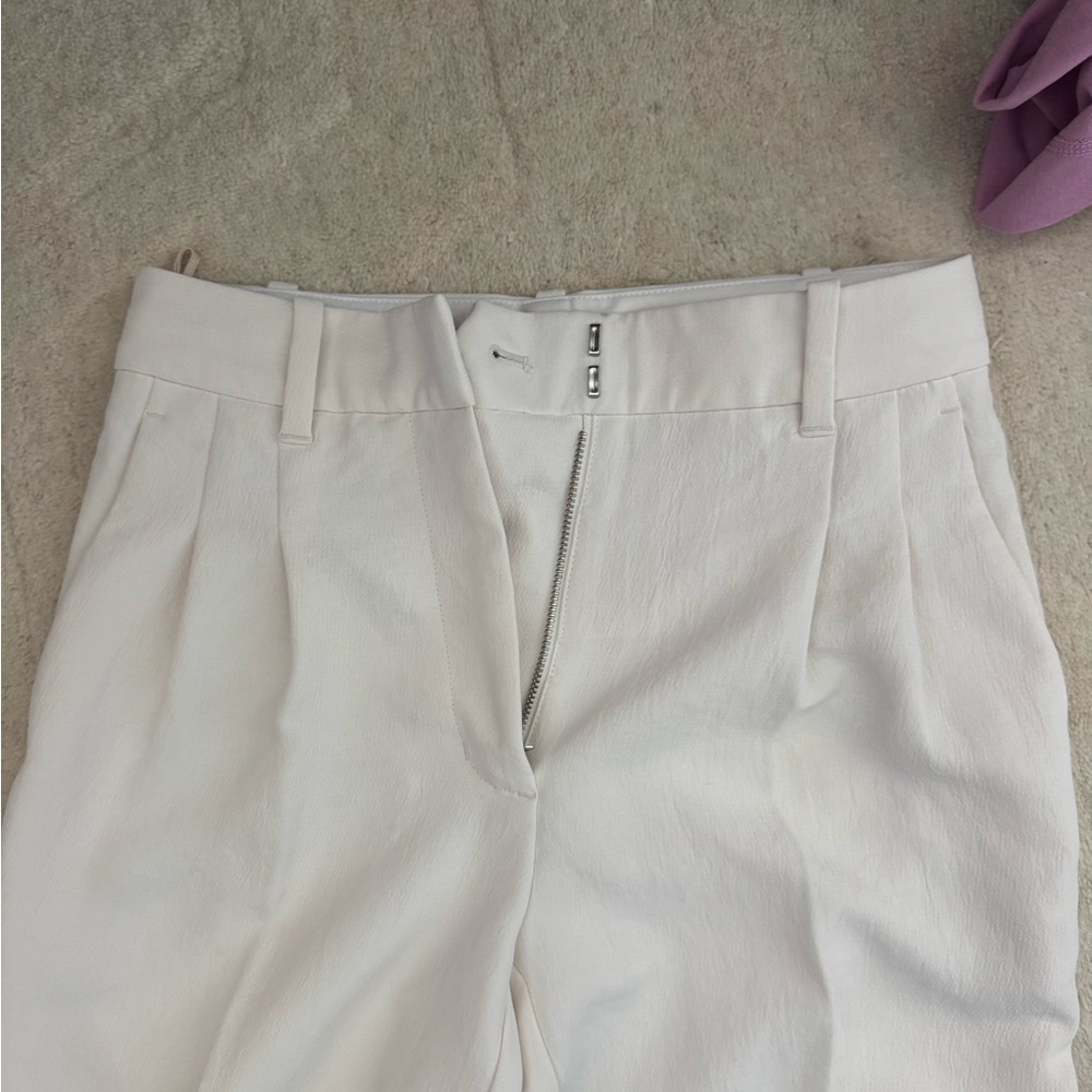 Aritzia Effortless trouser pant in cream